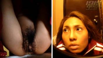 Toilet Cam HD: Hairy Asian